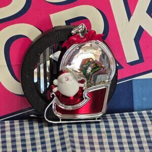 BBW Santa Sleigh Present Confetti Vent & Visor Clip Car Fragrance Holder Decor
